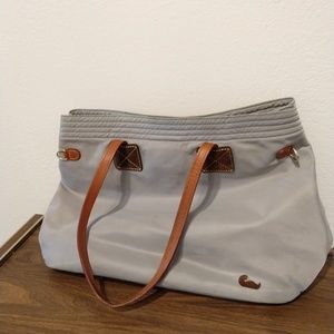 Dooney & Bourke grey nylon tote